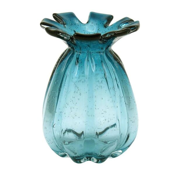 Vaso Murano Azul 18cm | Casa Del Grande